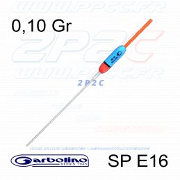 GARBOLINO - FLOTTEUR COMPÉTITION CARPE SP E16 - 0,10 GR - 001