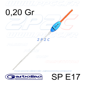 GARBOLINO - FLOTTEUR COMPÉTITION CARPE SP E17 - 0,20 GR - 001