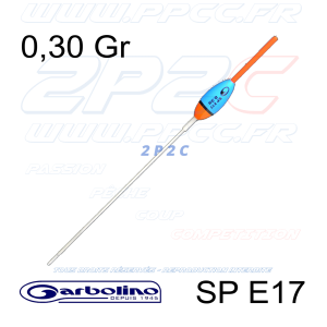 GARBOLINO - FLOTTEUR COMPÉTITION CARPE SP E17 - 0,30 GR - 001