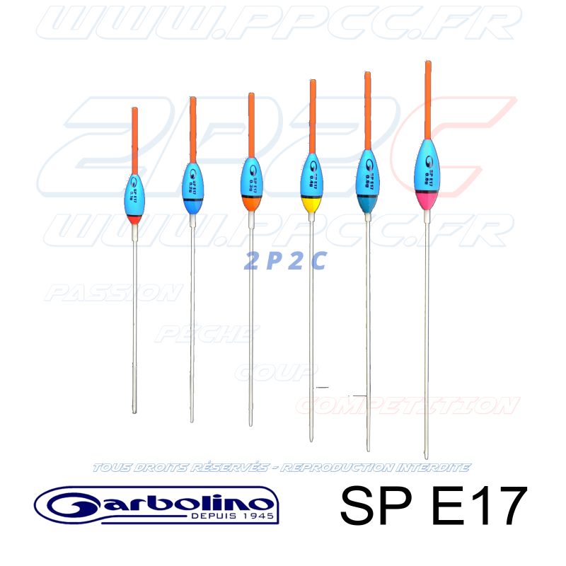 GARBOLINO - FLOTTEUR COMPÉTITION CARPE SP E17 - GAMME - 001 GARBOLINO - FLOTTEUR COMPÉTITION CARPE SP E17 - GAMME - 001