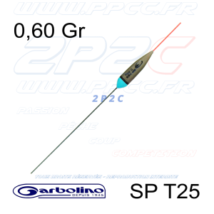 GARBOLINO - FLOTTEUR COMPÉTITION SP T25 - TITANE - 0,60 Gr - 001