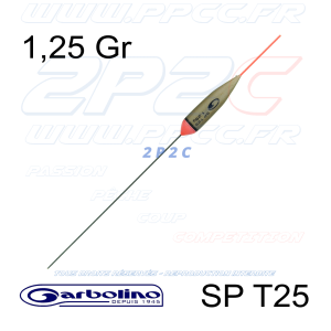 GARBOLINO - FLOTTEUR COMPÉTITION SP T25 - TITANE - 1,25 Gr - 001