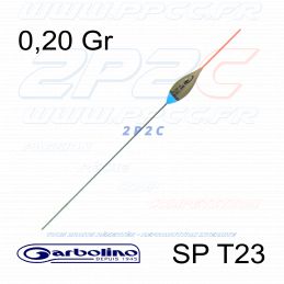 GARBOLINO - FLOTTEUR COMPÉTITION SP T23 - TITANE - 0,20 Gr - 001