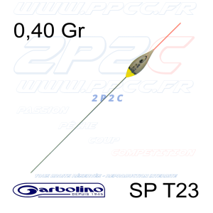 GARBOLINO - FLOTTEUR COMPÉTITION SP T23 - TITANE - 0,40 Gr - 001