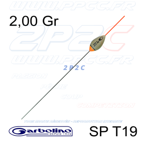 GARBOLINO - FLOTTEUR COMPÉTITION SP T19 - TITANE - 2,00 Gr - 001