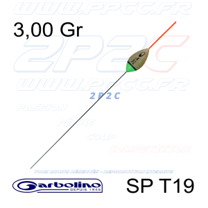 GARBOLINO - FLOTTEUR COMPÉTITION SP T19 - TITANE - 3,00 Gr - 001