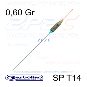 GARBOLINO - FLOTTEUR COMPÉTITION SP T14 - TITANE - 0,60 Gr - 001