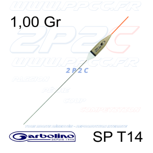 GARBOLINO - FLOTTEUR COMPÉTITION SP T14 - TITANE - 1,00 Gr - 001