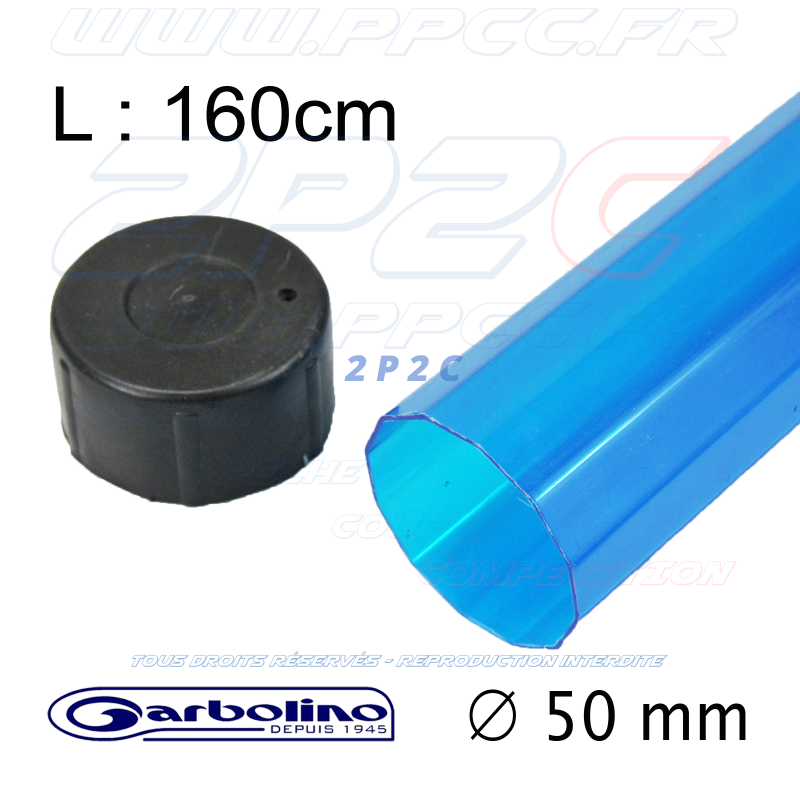 GARBOLINO - TUBE DE PROTECTION OCTOGONAL - L 160 cm - Diam 50 mm - G - 001 GARBOLINO - TUBE DE PROTECTION OCTOGONAL - L 160 cm - Diam 50 mm - G - 001