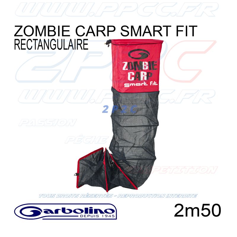 GARBOLINO - BOURRICHE ZOMBIE CARP SMART FIT RECTANGULAIRE - 2m50 - G - 001