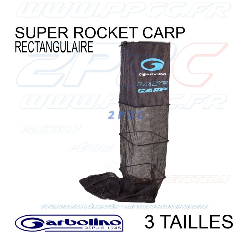 GARBOLINO - BOURRICHE SUPER ROCKET CARP RECTANGULAIRE - existe en 3 tailles - G - 001