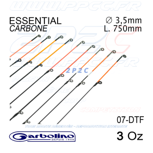 GARBOLINO - SCION PLEIN CARBON - ESSENTIAL FEEDER (3,5 MM) L 750mm 3 Oz- Réf 07-DTF - 001