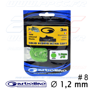 GARBOLINO - ELASTIQUE SOLID HYBRID ULTRA SOFT - 3m00 - 1,0 mm - GOMAJ0350-1.2 - PHOTO 001