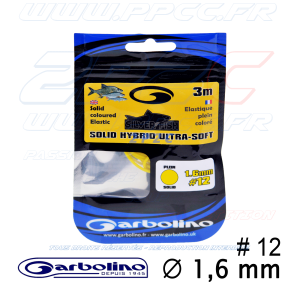 GARBOLINO - ELASTIQUE SOLID HYBRID ULTRA SOFT - 3m00 - 1,0 mm - GOMAJ0350-1.6 - PHOTO 001