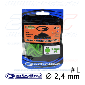 GARBOLINO - ELASTIQUE SOLID HYBRID ULTRA SOFT - 3m00 - 1,0 mm - GOMAJ0350-2.4 - PHOTO 001