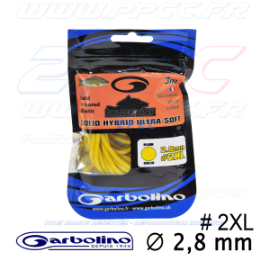 GARBOLINO - ELASTIQUE SOLID HYBRID ULTRA SOFT - 3m00 - 1,0 mm - GOMAJ0350-2.8 - PHOTO 001