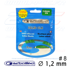 GARBOLINO - ELASTIQUE PLEIN LATEX COLORE - 7m00 - SOLID CLX - 1,2 mm - G - 001