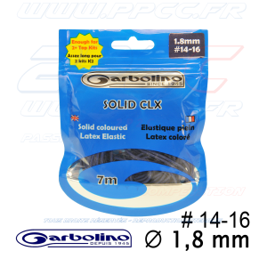 GARBOLINO - ELASTIQUE PLEIN LATEX COLORE - 7m00 - SOLID CLX - 1,8 mm - G - 001