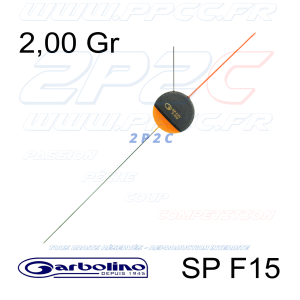 GARBOLINO - FLOTTEUR PLAT COMPÉTITION SP F15 - 2,00 Gr - 001