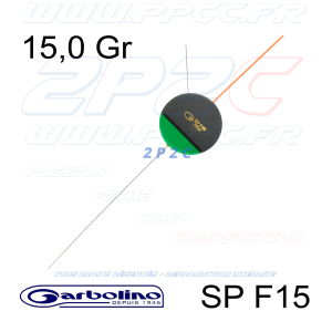 GARBOLINO - FLOTTEUR PLAT COMPÉTITION SP F15 - 15,0 Gr - 001