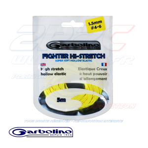 GARBOLINO - ELASTIQUE CREUX SUPER SOFT FIGHTER - Longueur 5m00 - Diamètre 1,5 mm