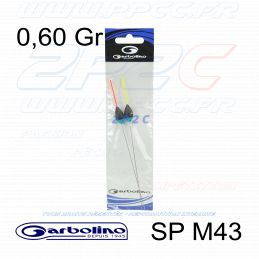 GARBOLINO - PACK 2x FLOTTEURS COMPÉTITION SP M43 - 0,60 Gr - 001