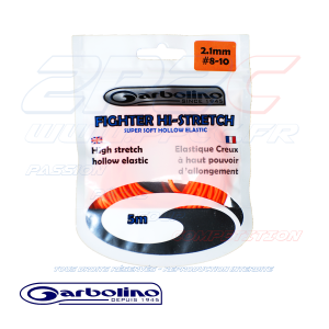 GARBOLINO - ELASTIQUE CREUX SUPER SOFT FIGHTER - Longueur 5m00 - Diamètre 2,1 mm