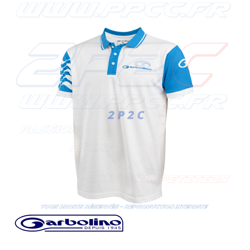 GARBOLINO - POLO WHITE WAVE - COLLECTION 2022 - FACE -001