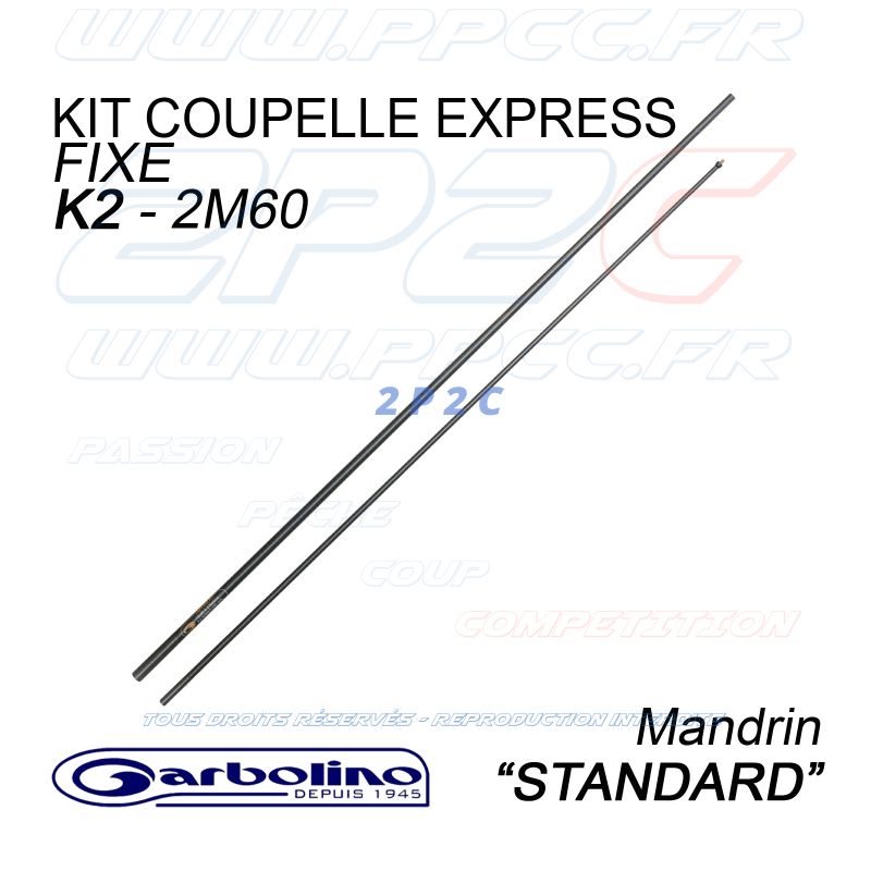GARBOLINO - KIT STANDARD - COUPELLE FIXE EXPRESS K2 - 2M60 - PHOTO 001