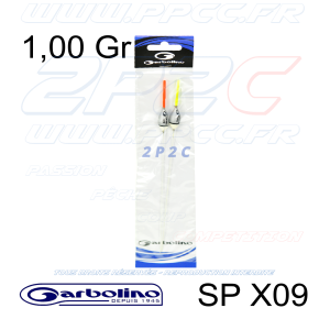 GARBOLINO - PACK 2 FLOTTEURS COMPÉTITION CARPE SP X09 - GOMCG0909-0100 - PHOTO 001