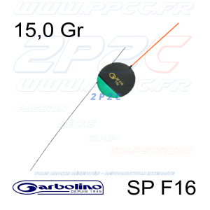 GARBOLINO - FLOTTEUR PLAT COMPÉTITION SP F16 - 15,00 Gr - GOMAJ0216-1500 - PHOTO 001