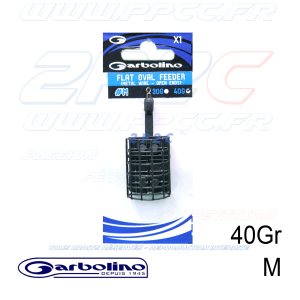 GARBOLINO - FLAT OVAL FEEDER - METAL WIRE - OPEN ENDS - GOFAM0315M-40 - PHOTO 001