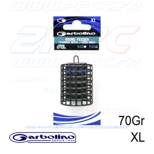 GARBOLINO - ROUND FEEDER - STAMPED METAL - OPEN ENDS - GOFAM0335XL-70 - PHOTO 001