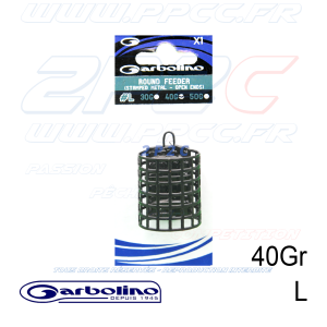 GARBOLINO - ROUND FEEDER - STAMPED METAL - OPEN ENDS - GOFAM0335L-40 - PHOTO 001