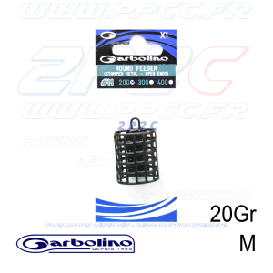 GARBOLINO - ROUND FEEDER - STAMPED METAL - OPEN ENDS - GOFAM0335M-20 - PHOTO 001