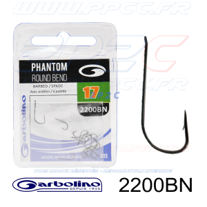 GARBOLINO - HAMEÇONS 2200BN - PHANTOM ROUND BEND - NON MONTÉS - Réf GOMAM02200BN-0017 - Taille 17 - Photo 001