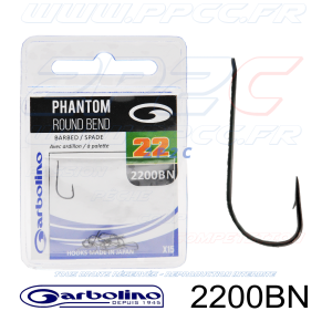 GARBOLINO - HAMEÇONS 2200BN - PHANTOM ROUND BEND - NON MONTÉS - Réf GOMAM02200BN-0022 - Taille  22 - Photo 001