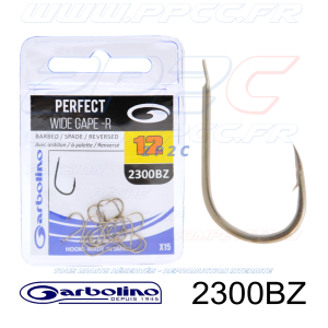 GARBOLINO - HAMEÇONS 2300BZ - PERFECT WIDE GAPE -R - NON MONTÉS - Réf GOMAM02300BZ - Taille 12 - Photo 001