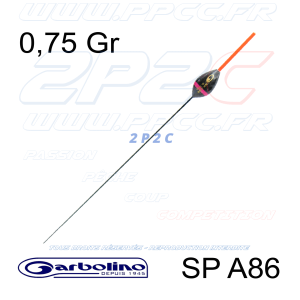 GARBOLINO - FLOTTEUR COMPÉTITION CARPE SP A86 - 0,75 Gr - Réf GOMAM0186-0075 - Photo 001