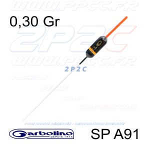 GARBOLINO - FLOTTEUR COMPÉTITION CARPE SP A91 - 0,30 Gr - Réf GOMAM0191-0030 - Photo 001