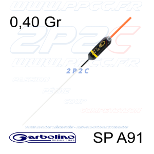 GARBOLINO - FLOTTEUR COMPÉTITION CARPE SP A91 - 0,40 Gr - Réf GOMAM0191-0040 - Photo 001
