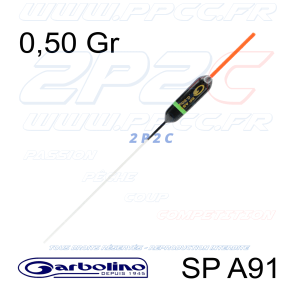 GARBOLINO - FLOTTEUR COMPÉTITION CARPE SP A91 - 0,50 Gr - Réf GOMAM0191-0050 - Photo 001