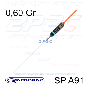 GARBOLINO - FLOTTEUR COMPÉTITION CARPE SP A91 - 0,60 Gr - Réf GOMAM0191-0060 - Photo 001