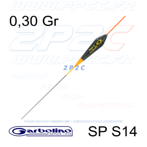 GARBOLINO - FLOTTEUR COMPÉTITION SP S14 -  HARD SKIN - 0,30 Gr - Réf GOMAM0114-0030 - Photo 001