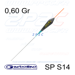 GARBOLINO - FLOTTEUR COMPÉTITION SP S14 -  HARD SKIN - 0,60 Gr - Réf GOMAM0114-0060 - Photo 001