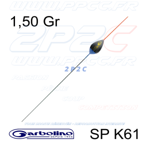 GARBOLINO - FLOTTEUR COMPÉTITION SP K61 - 1,50 Gr - Réf GOMAN0461-0150 - Photo 001