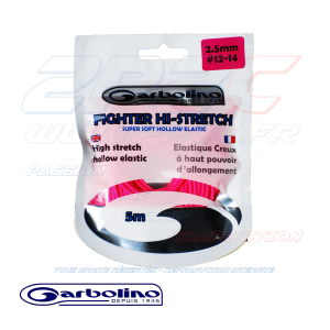GARBOLINO - ELASTIQUE CREUX SUPER SOFT FIGHTER - Longueur 5m00 - Diamètre 2,5 mm