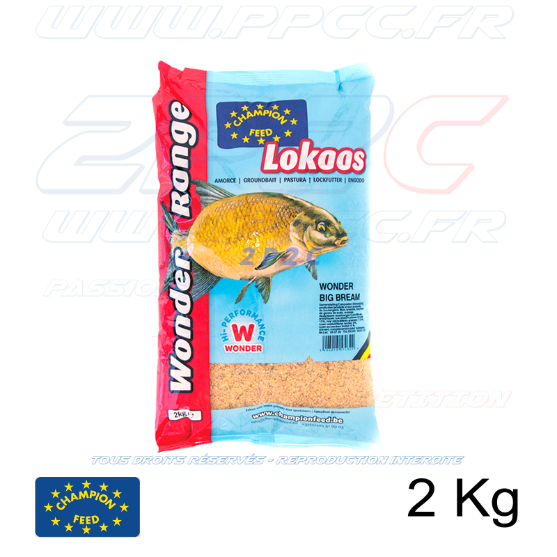 CHAMPION FEED - AMORCE WONDER BIG BREAM - 2 Kg - Réf SLWR24202 - Photo 001