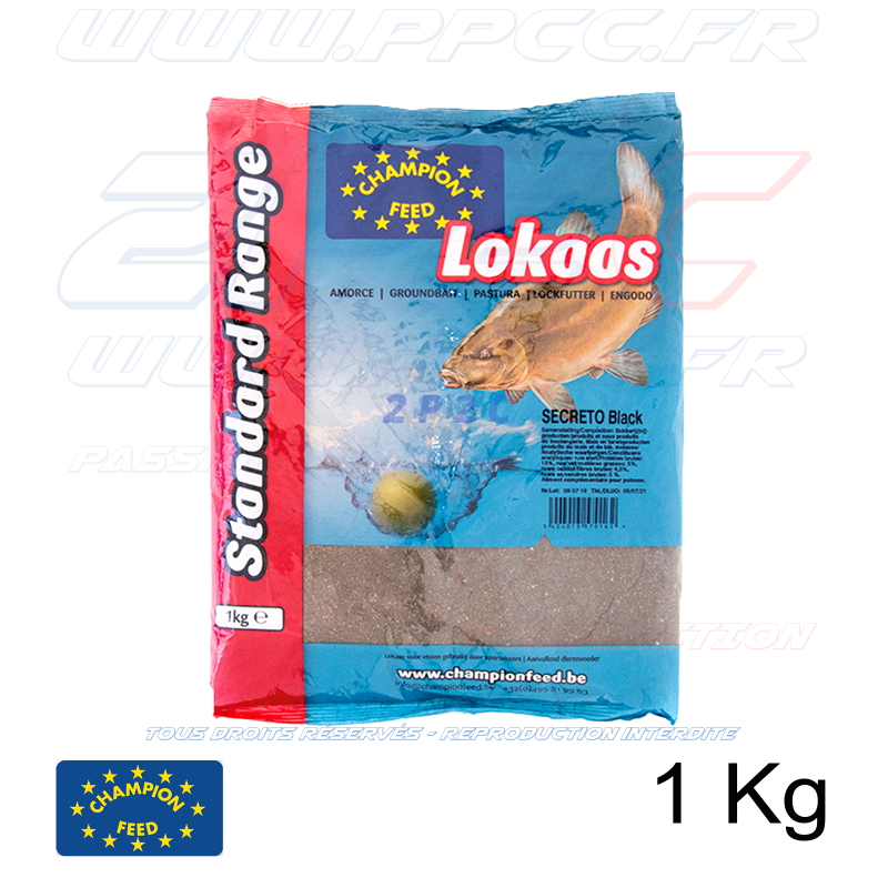 CHAMPION FEED - AMORCE STANDARD RANGE SECRETO BLACK - 1 Kg - Réf SLSTR21201 - Photo 001