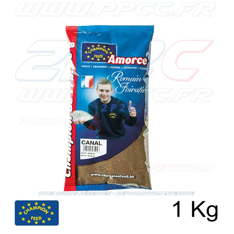 CHAMPION FEED - AMORCE CHAMPION DE FRANCE RANGE CANAL - 1 Kg - Réf SLCDF28501 - Photo 001